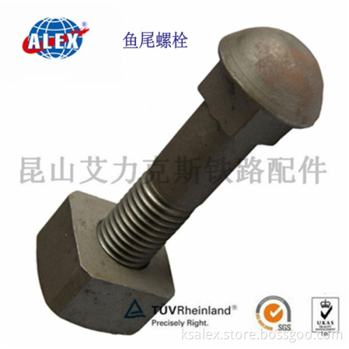Railway Oval Bolt For Railway Fastening System, Railway Oval Bolt , Shanghai Supplier Railway Oval Bolt
